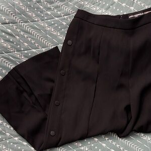 KARL LAGERFELD Pleated Wide Leg Trouser Pants Size 8